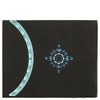 Oxmox New Cryptan RFID Protect, Wind Rose Print Cyan Black,