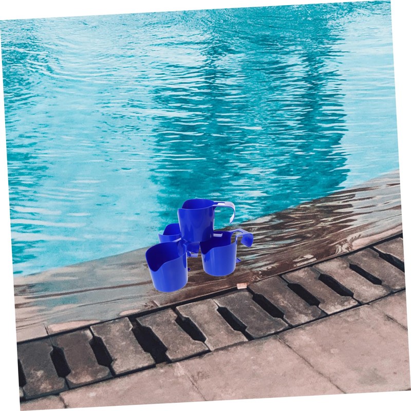 Mipcase 4pcs Above Ground Pool Cup Holder Durable Plastic Beverage