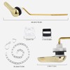 iFealClear Universal Metal Toilet Tank Flush Lever Replacement, Side Mount
