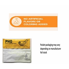 JMA Shop Savory Choice Pho Liquid Broth Concentrate, Vegetable (16 packets, 15g each)