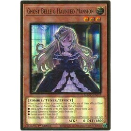 Crystalcommerce Ghost Belle & Haunted Mansion - MAGO-EN012 - Premium Gold Rare - 1st Edition Collectible Card