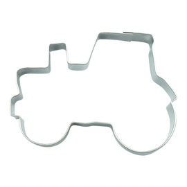 BekkiB - Cookie Cutter "Tractor" - Approx. 7.5 cm, Stainless Steel Cookie Cutter, Dishwasher Safe - 20200