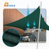 TANG Sun Shade Sail 16' x 19'10" Rectangle Green Sun