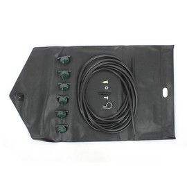 Garland GP19 Big Drippa Watering Kit (Including 6 Adjustable Drippers), Black, 30x20x5 cm