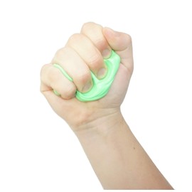 ATC Handels GmbH Fitness Clay in 6 Different Resistance Levels - for Hand Training, Anti-Stress, Hand Muscles, Fine Motor Skills - Malleable, Versatile and Strengthening (110 g - Red, Medium)