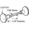 Prime-Line E 2499 Solid Brass Vintage Door Knob Spindle Set,