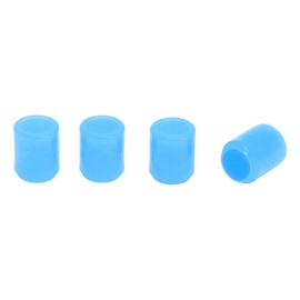 Partuto 4 Pcs Fish Pattern Fluorescent Tire Valve Stem Caps for Car Truck Motorbike Bicycle Tyre Valve Dust Covers Decorative Polystyrene Blue 8x17mm