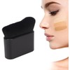 Brocha Bronceadora YUYTE, Pincel Plano Sintético Negro, Nailon, Para Bronceador,