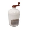 Portable Ice Crusher PP Manual Shaved Snow Cone Machine DIY