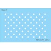 Stencils by Joanie Mini Dots STENCIL 1/4" Polka Dot Art