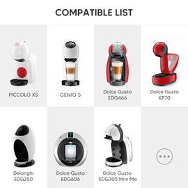 Dolce Gusto Converter Capsule Holder Adapter Free Directly Load Coffee Grind Version,Compatible with EDG466,EDG305 Mini Me,Dolce Gusto Piccolo XS & Genis Series,Infi.nissima,Circolo