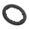 RC Gearbox Gear Black Smooth Rolling Increase Speed 57T Steel
