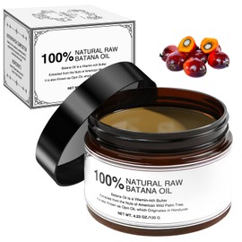 Batana Oil for Hair Growth - Dr Sebi 100% Raw & Organic Batana Oil - Cold-Pressed & Pure Unrefined Batana Hair Mask for Women & Men - Enhances Hair Thickness, Prevents Loss, Eliminates Split Ends