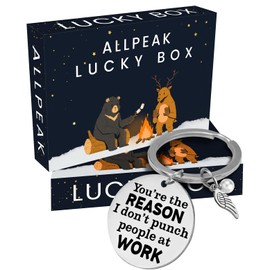 Allpeak Best Friend Gift for Women - Gifts for Coworkers, Bestie Friendship Office Funny Appreciation Thank You Birthday Retirement Farewell Going Away Lady Gifts - Novelty Girls Accessories Keychains