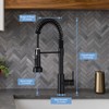 GIMILI Oil Rubbed Bronze Kitchen Faucet with Pull Down Sprayer