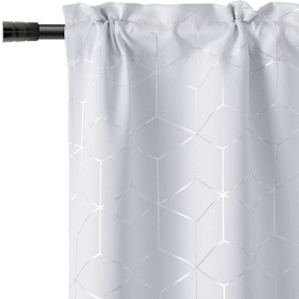 GIRASOLE HOME® 2 x Aluminium Curtain Rod End Piece (Nickel Black) 18-20mm Diameter