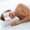 WOONEKY Weighted Sleep Eye Mask Decorative Silk Sleeping Blindfold Light