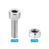 PATIKIL M8x25mm 304 Stainless Steel Hollow Bolt, 3 Set Cylindrical