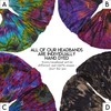 CHARM Tie Dye Headband Hippie Elastic Bandana Head Cover Wrap