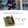 4 String Guitar Bridge Ukulele Bass Metal Bridge Replacement for