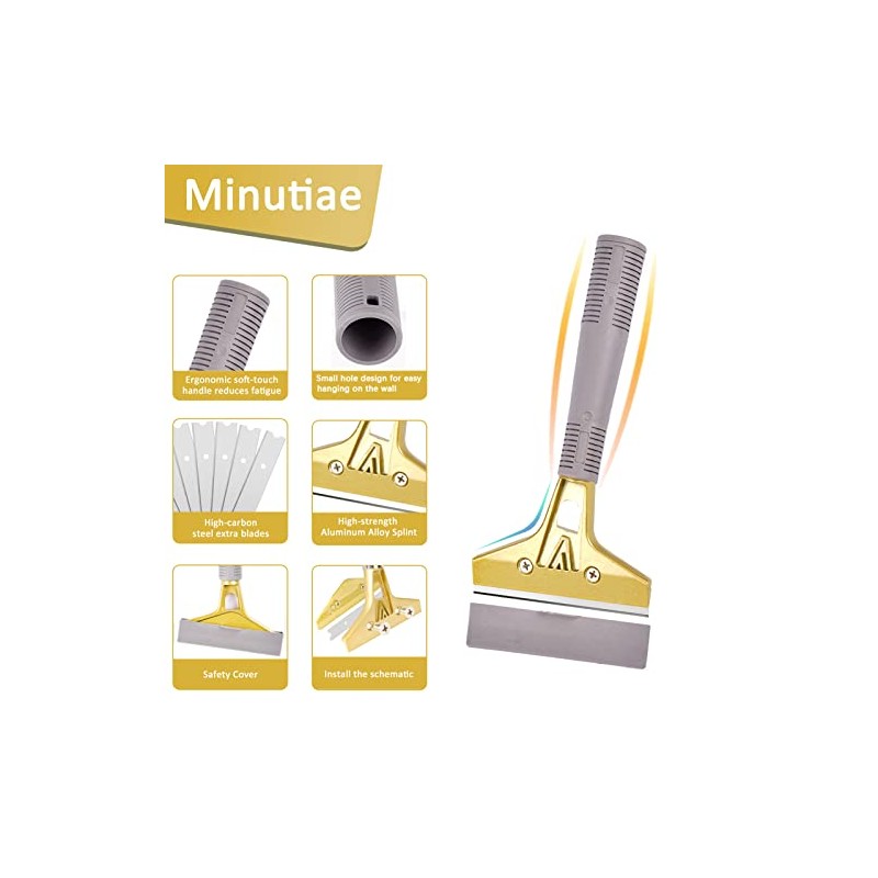 Replacement Scraper Blades,100PCS, 4 Inch, Floor & Paint Scraper, Razor