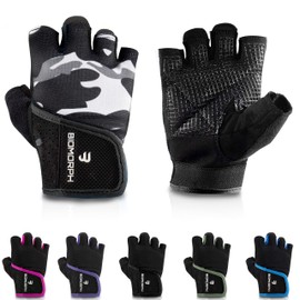 Biomorph Training Gloves for Men and Women (Various Sizes & Colours) Fitness Gloves for Strength Sports, Bodybuilding, Crossfit Fitness Gloves for Optimal Grip and Protection Against Calluses