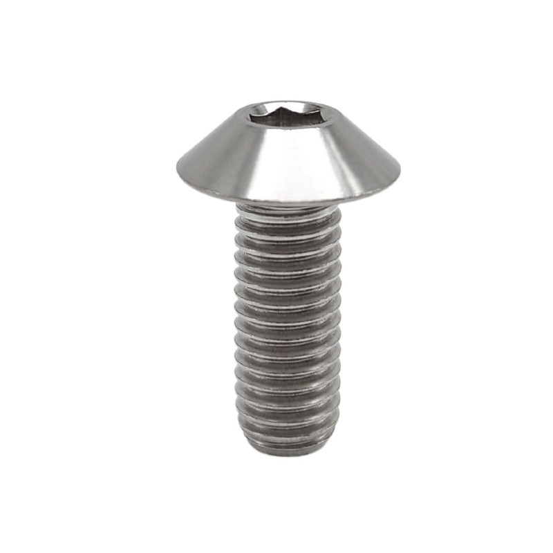 RISON Titanium Bolts M5 x 0.8 x 16 mm Titanium