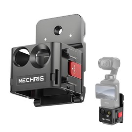 Mechrig Magnetic Expansion Adapter for Osmo Pocket 3,Magnetic Mount with Cold Shoe, Compatible with Cars, Railings, and Refrigerators