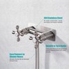 SKOWLL RV Shower Faucet, 4" Wall Mount Outdoor Camper Shower