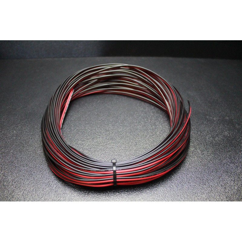 Audiopipe 20 GAUGE RED BLACK SPEAKER WIRE PER 10 FT
