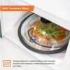 OEC Vented Splatter Guard Microwave Glass Cover with Easy-Grip Handle