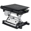 Lab Lift Stand Table Black Aluminum Automatic Leveling Rotatable Scientific