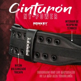 Cinturón Para Gym Monkey Power Lumbar Levantamiento                                                                                                   
