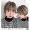 BrightLala hf1875-RB-M Bare Skin Wig, Short Bob, Women's Full Wig,