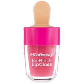 MCoBeauty Paradise Escape Ice Block Lip Gloss - Super Cute Popsicle Shape - Disguises A Lightweight, High-Shine Formula - Delicious Scent To Match - For Women - Pink Lady - 0.185 Oz