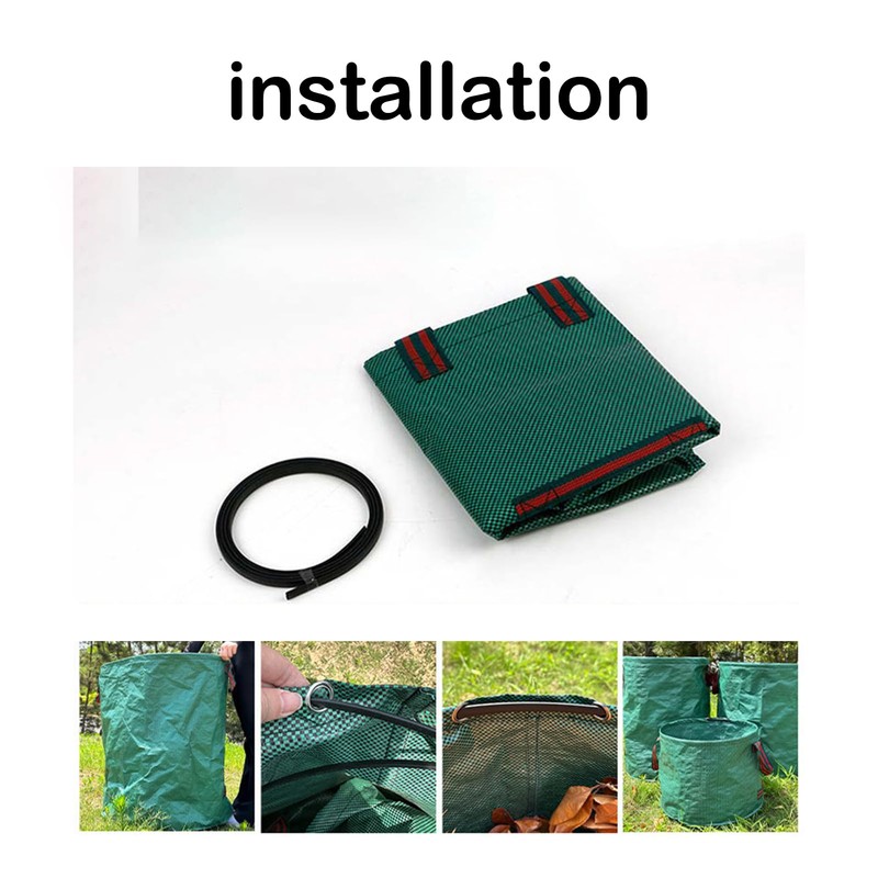 Yard Waste Bags/Fallen leaf bag, 72 Gallon Collapsible Garden Leaf
