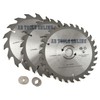 AB Tools 3pc 150mm TCT Circular Saw Blades 16/24/30 TPI