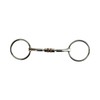 AK Loose Ring Rotary Curved Snaffle Horse Riding Bits with