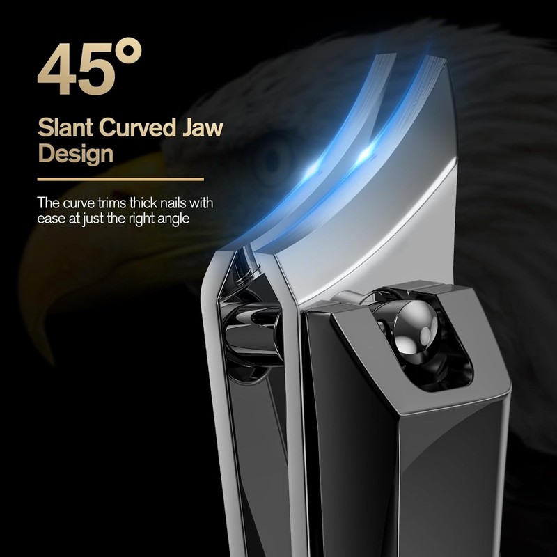FERYES Ingrown Nail Clipper - Slant Curved Blade Nail Clipper