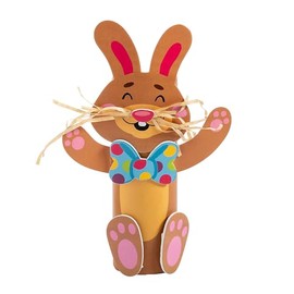 Fun Express Silly Easter Bunny Craft Roll Craft Kit - 12 Pieces