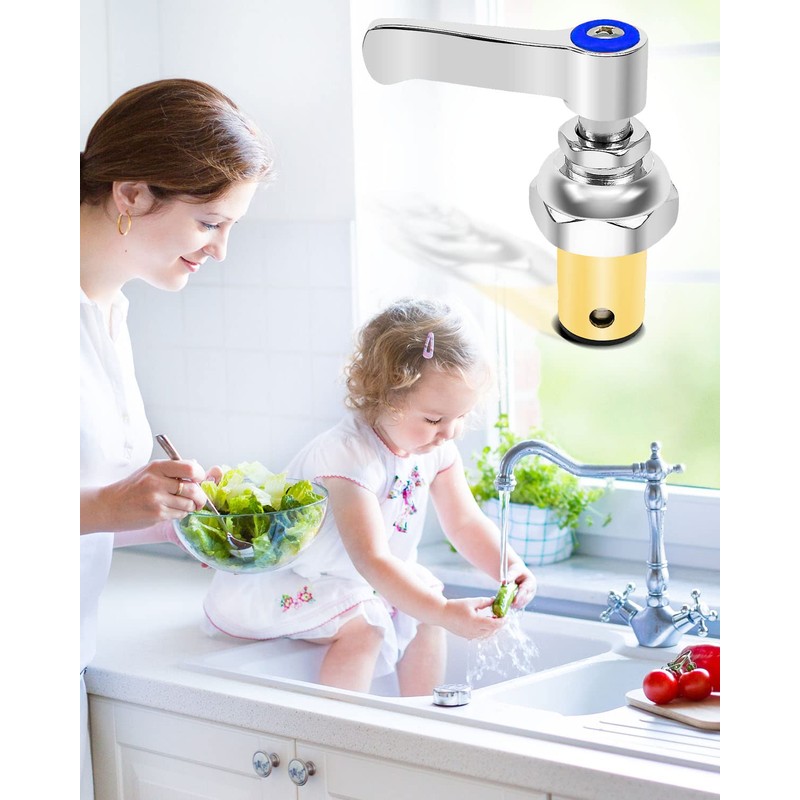 Qnbes 002713-40 Blue Cold Side Handle Stem Assembly Replacement Compatible