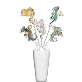 5 Pcs Large Dragons Centerpieces for Kids | Baby Shower, Dragon Birthday Party Supplies | Dragons Table Decorations