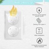 Fielect Outlet Plugs Covers Childproof Outlet Covers Protectors Electric Socket