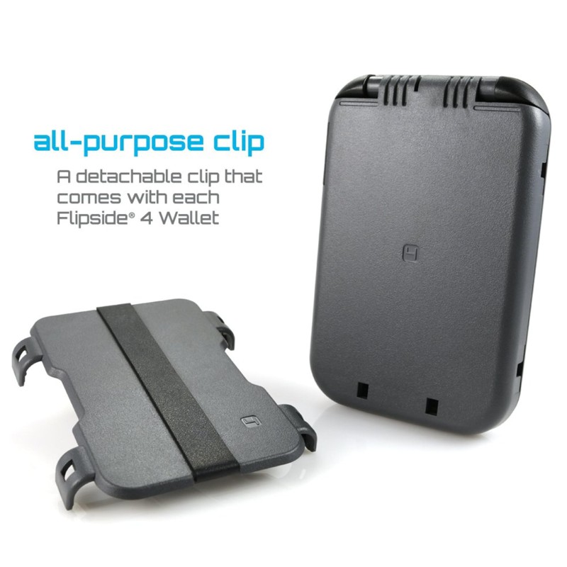 Flipside Wallets 4 RFID Blocking Wallet for Men with Removable