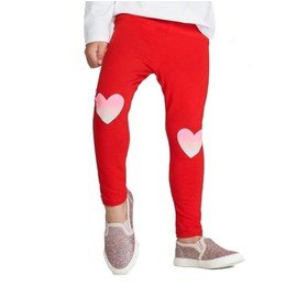 Cat & Jack Baby and Toddler Red Leggings with Heart (18M)