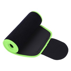 Compression Adjustable Sports Waist Brace Weigh Lifting Back Support Strap(Greeen M)