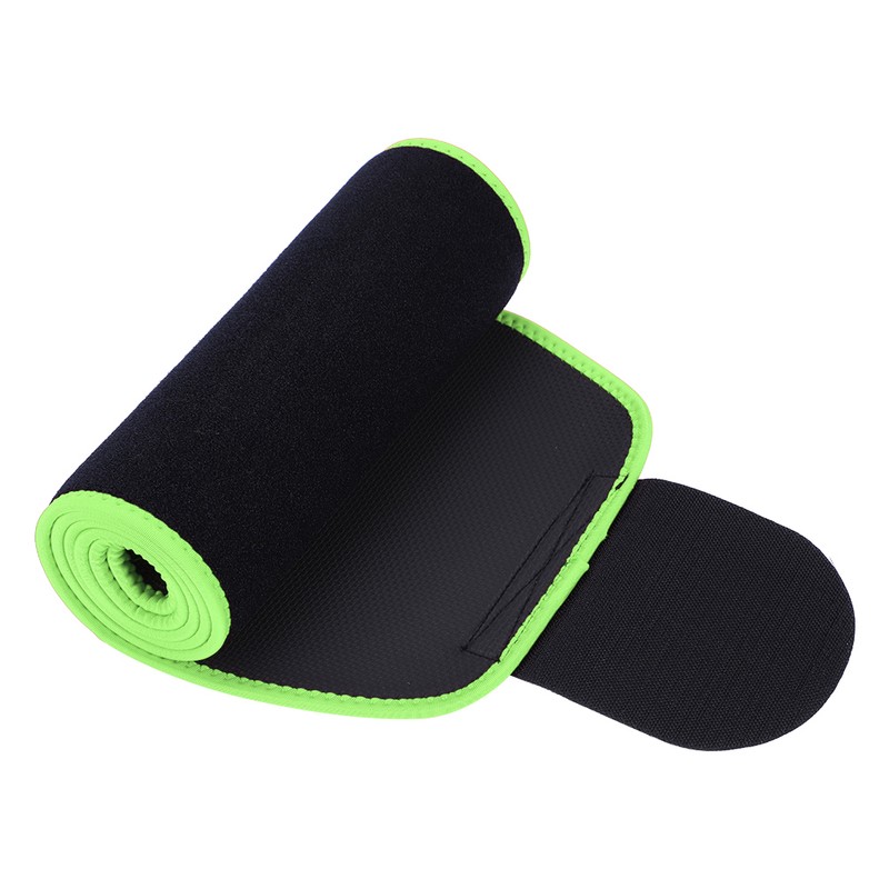 Compression Adjustable Sports Waist Brace Weigh Lifting Back Support Strap(Greeen