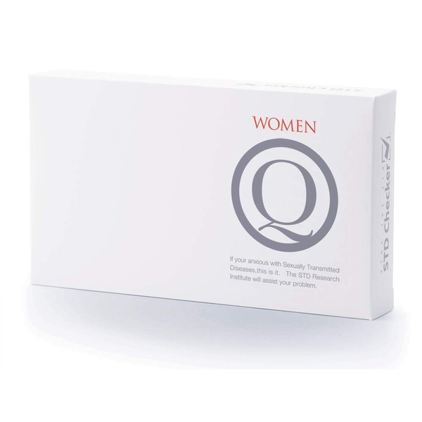 Disease Test Kit for Women STD Checker [Type Q (Women)] 6 Items: Clamidia (Genital/Throe), Fungus (Genital/Throe), Candida and More