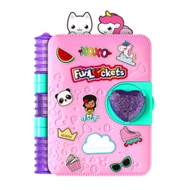 FunLockets Secret Journal, Diary, Activity and Creativity, Sticker and Stationery Set, Secret Writing, Drawing and Doodling, Aged 6 Years Plus