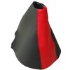 AERZETIX Gear Stick Gaiter Artificial Leather Black and Red